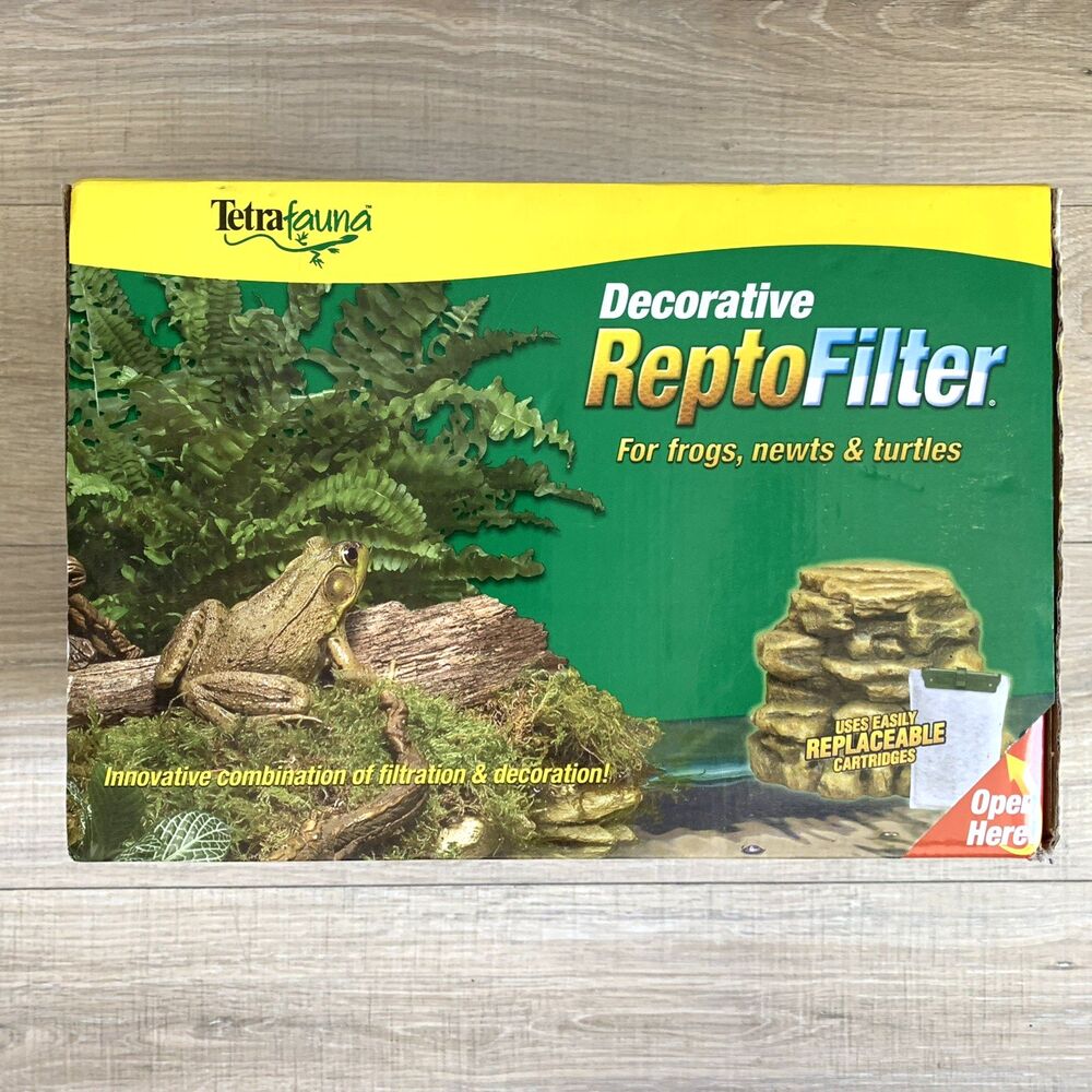 Tetrafauna Decorative ReptoFilter Frogs Newts Turtles Reptile Filter Terrarium